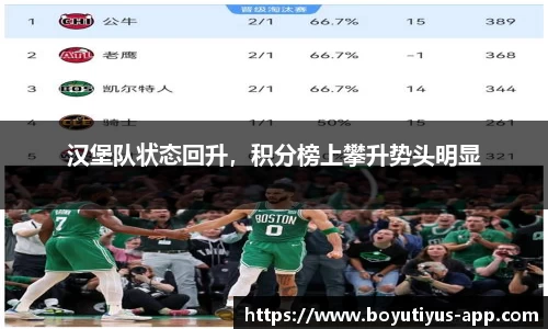 汉堡队状态回升，积分榜上攀升势头明显